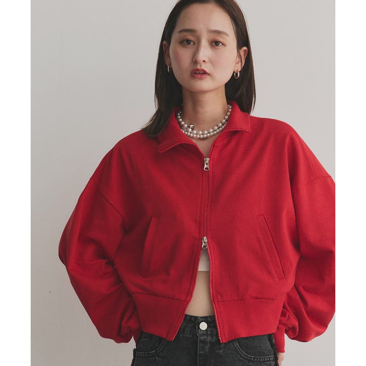 【2025AW新作】スタンドカラーダブルジップスウェットブルゾン | ad thie | 詳細画像57 