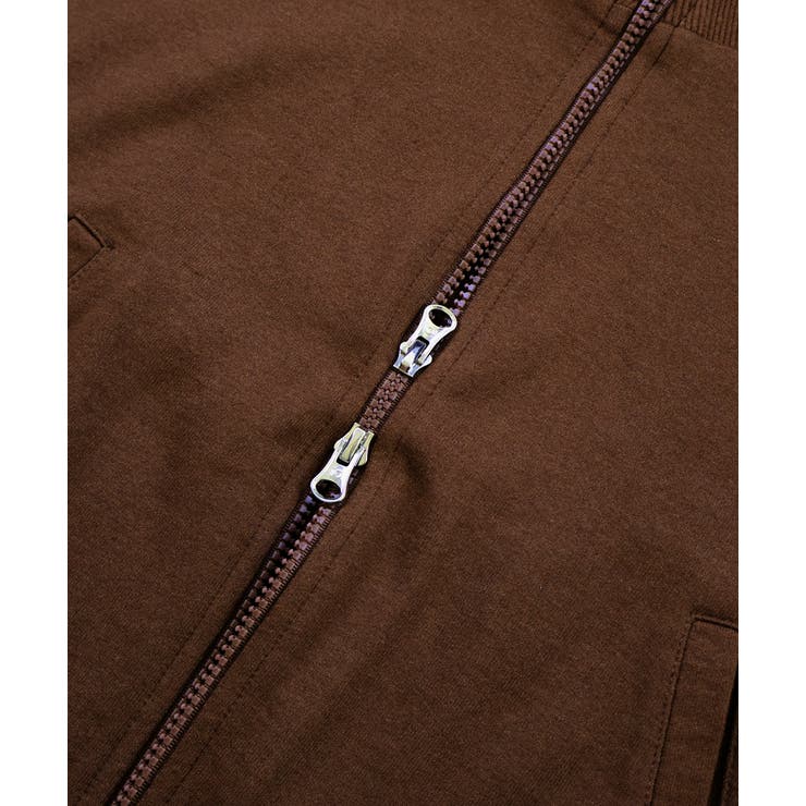 【2025AW新作】スタンドカラーダブルジップスウェットブルゾン | ad thie | 詳細画像60 