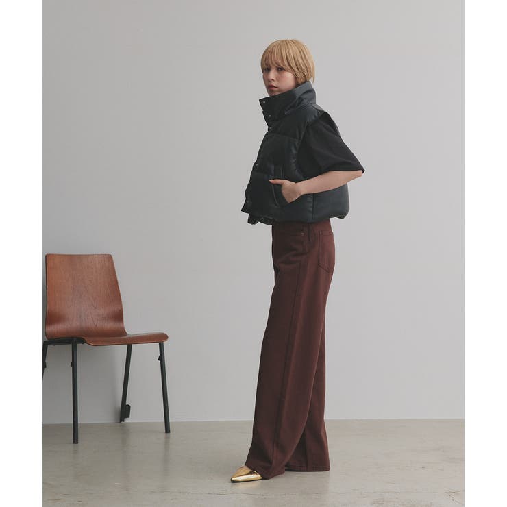 ヴィンテージライク中綿ダウンベスト | ad thie | 詳細画像10 