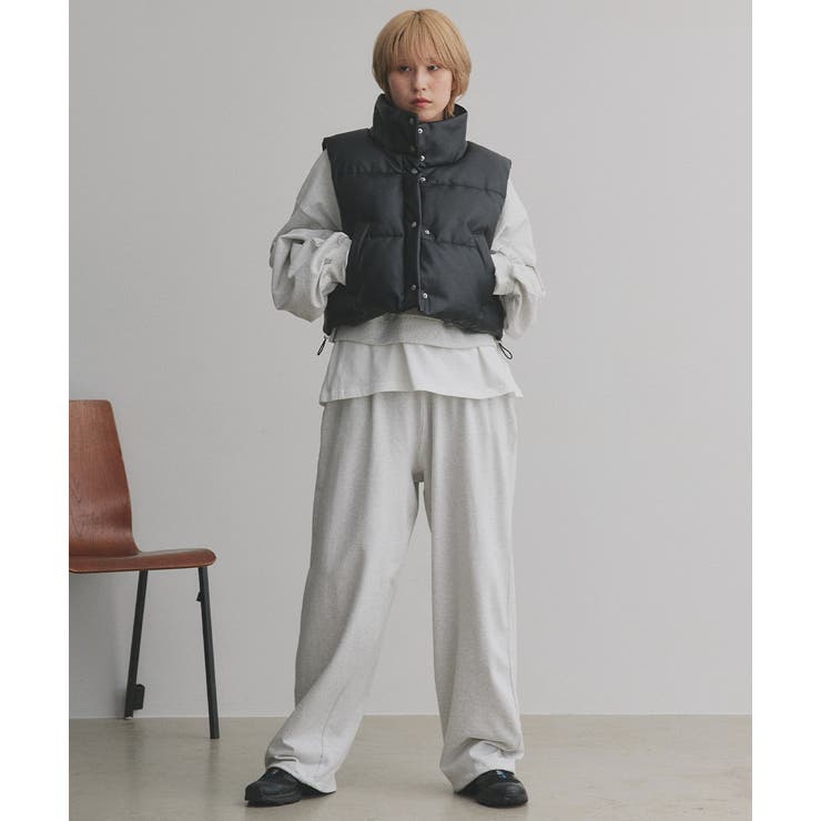 ヴィンテージライク中綿ダウンベスト | ad thie | 詳細画像18 