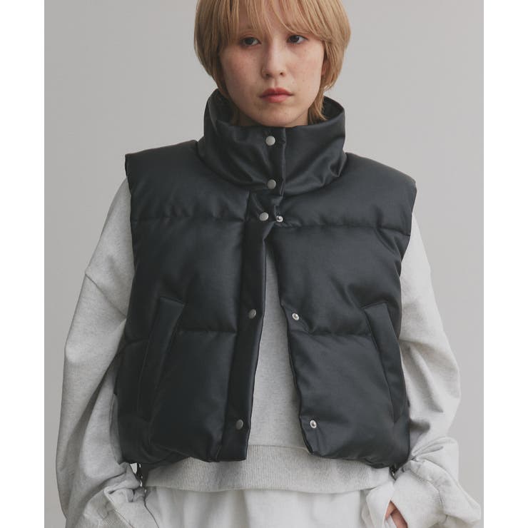 ヴィンテージライク中綿ダウンベスト | ad thie | 詳細画像19 