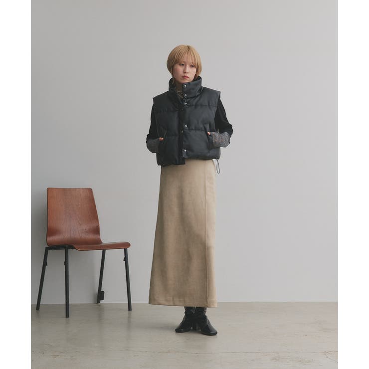 ヴィンテージライク中綿ダウンベスト | ad thie | 詳細画像2 