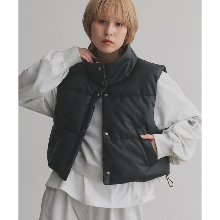 ヴィンテージライク中綿ダウンベスト | ad thie | 詳細画像21 