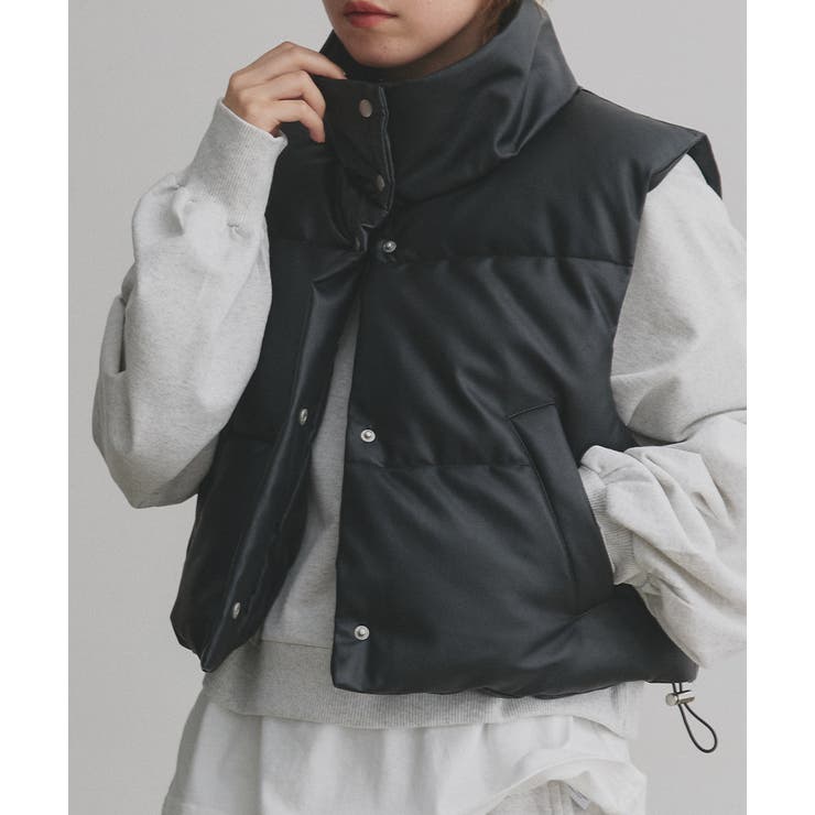 ヴィンテージライク中綿ダウンベスト | ad thie | 詳細画像22 