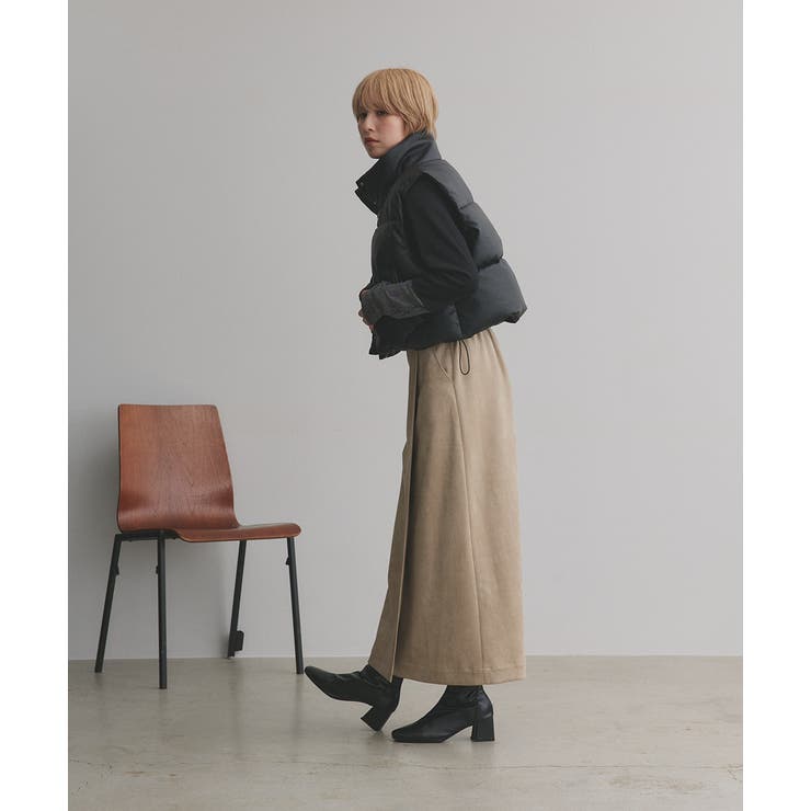 ヴィンテージライク中綿ダウンベスト | ad thie | 詳細画像4 