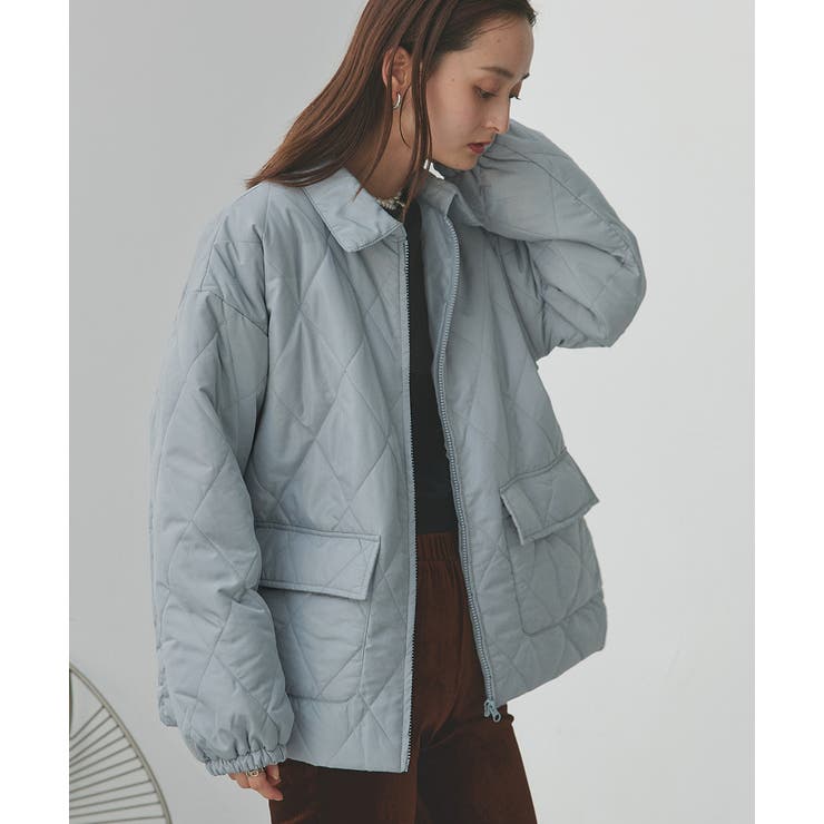 パデッドキルト襟付きジャケット | ad thie | 詳細画像15 