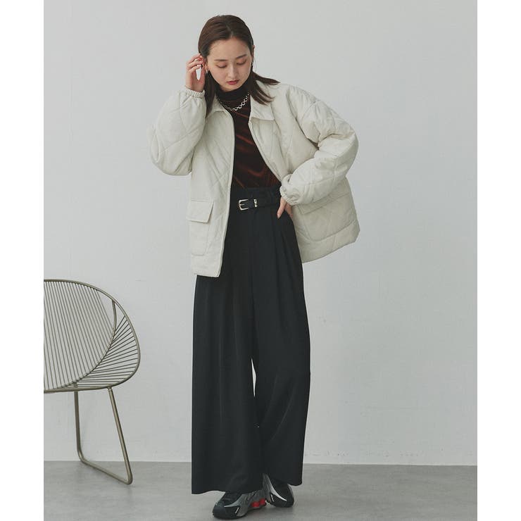 パデッドキルト襟付きジャケット | ad thie | 詳細画像27 