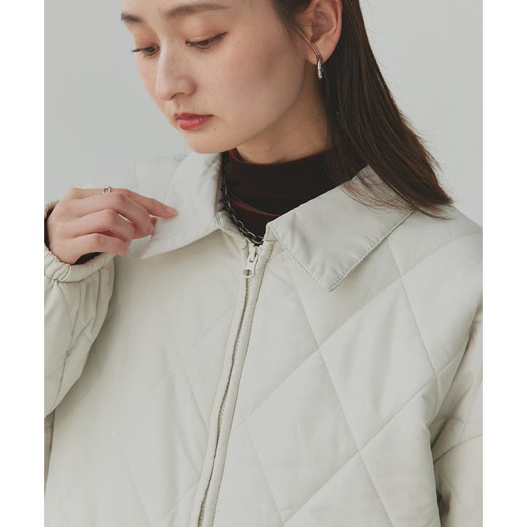 パデッドキルト襟付きジャケット | ad thie | 詳細画像33 