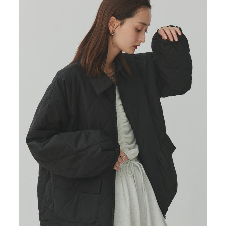 パデッドキルト襟付きジャケット | ad thie | 詳細画像40 