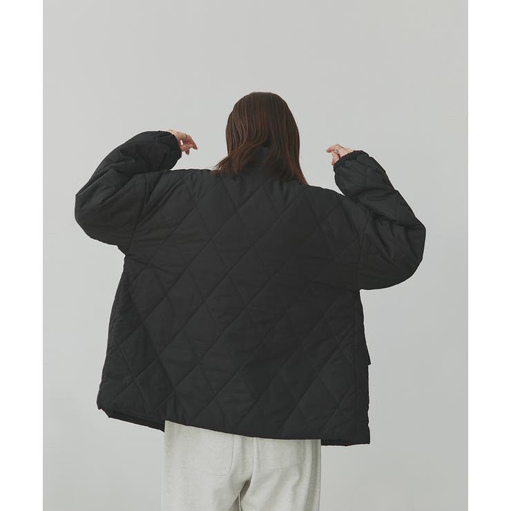 パデッドキルト襟付きジャケット | ad thie | 詳細画像41 