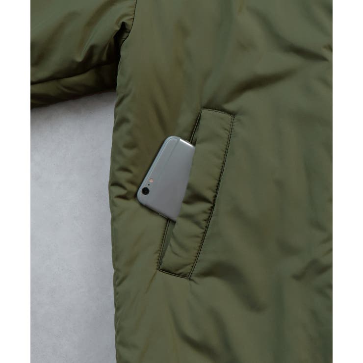 中綿テーラードカラーロングコート | ad thie | 詳細画像58 