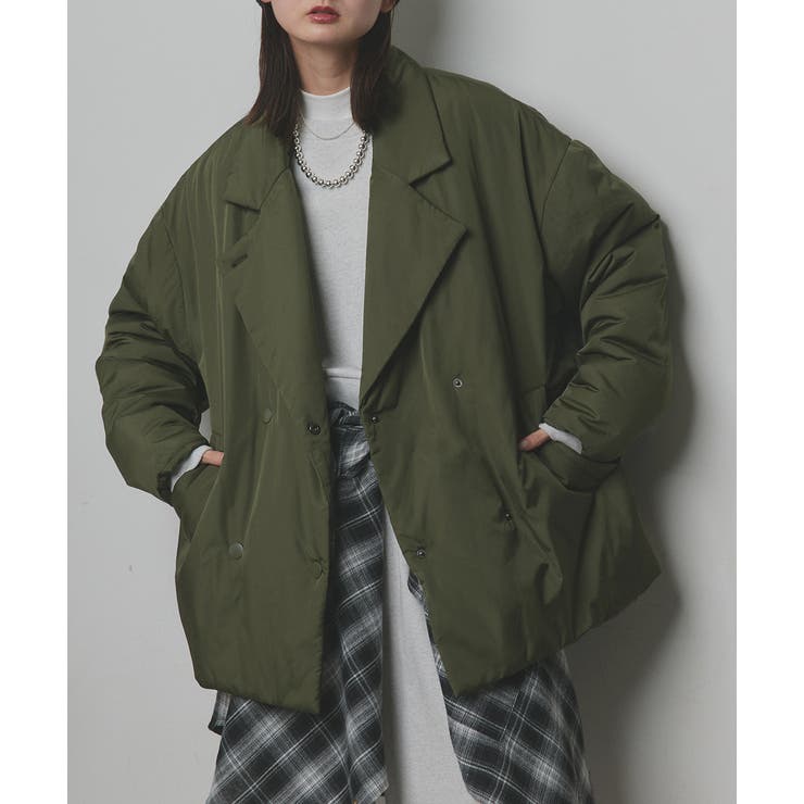 2025AW新作】中綿テーラードカラーコート[品番：ADEW0005073]｜ad thie