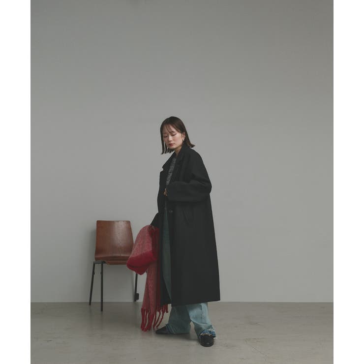 【2025AW新作】フェイクウールロングチェスターコート | ad thie | 詳細画像2 