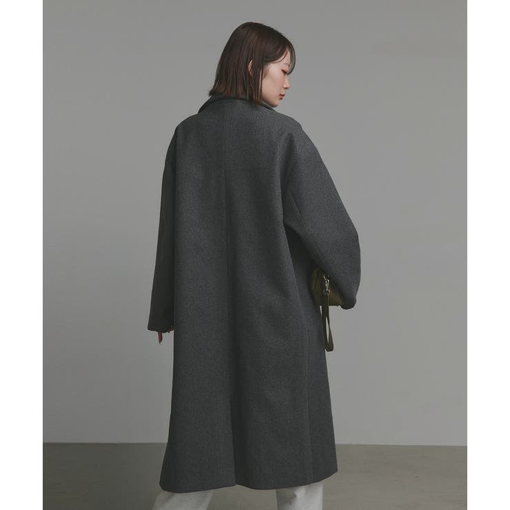 【2025AW新作】フェイクウールロングチェスターコート | ad thie | 詳細画像23 