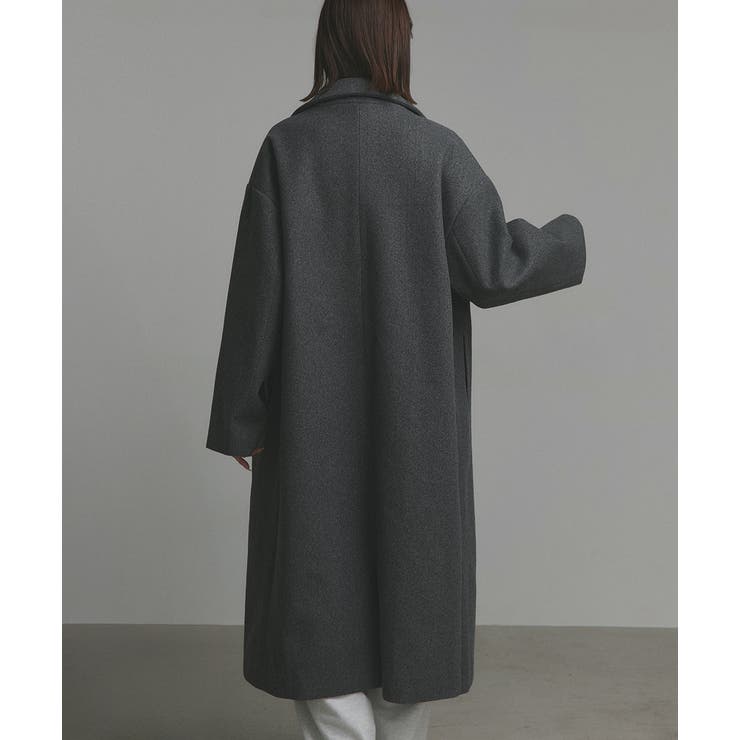 【2025AW新作】フェイクウールロングチェスターコート | ad thie | 詳細画像25 