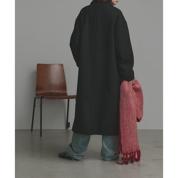 【2025AW新作】フェイクウールロングチェスターコート | ad thie | 詳細画像3 