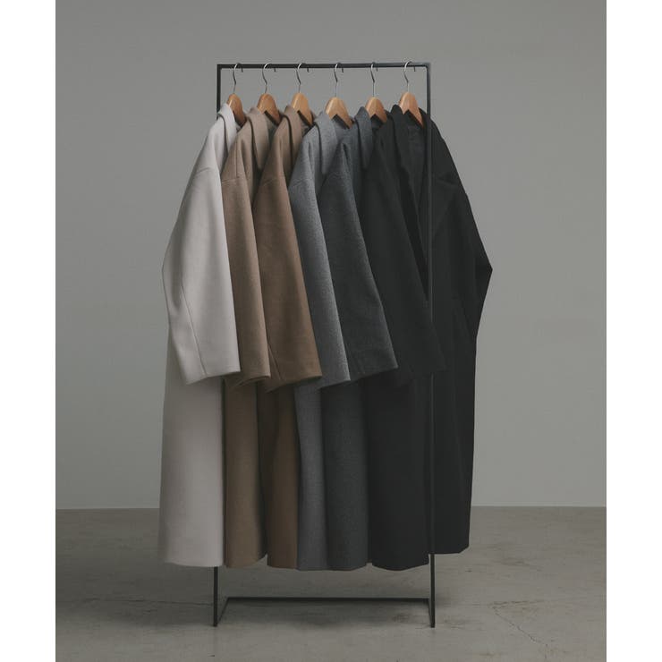 【2025AW新作】フェイクウールロングチェスターコート | ad thie | 詳細画像62 