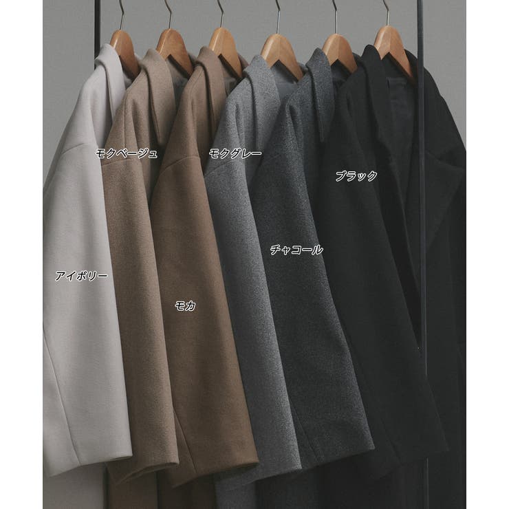 【2025AW新作】フェイクウールロングチェスターコート | ad thie | 詳細画像65 