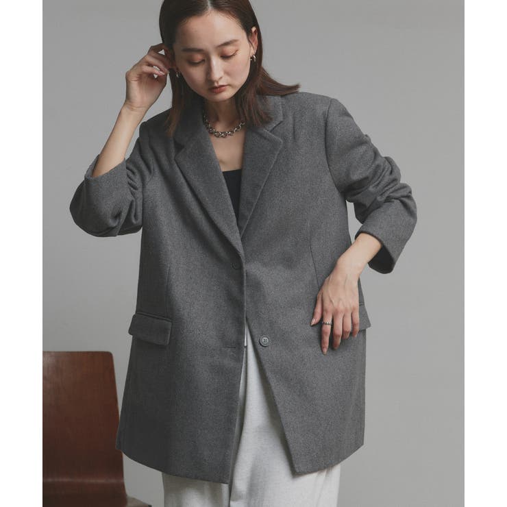 テーラードジャケットコート | ad thie | 詳細画像10 