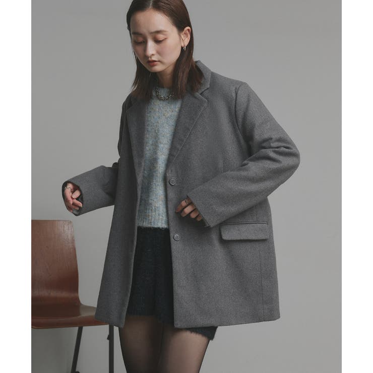 テーラードジャケットコート | ad thie | 詳細画像17 