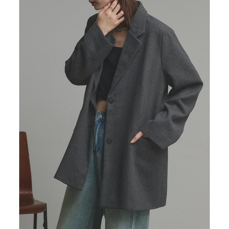 テーラードジャケットコート | ad thie | 詳細画像27 