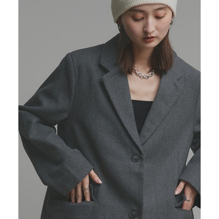 2025AW新作】テーラードジャケットコート[品番：ADEW0005078]｜ad thie