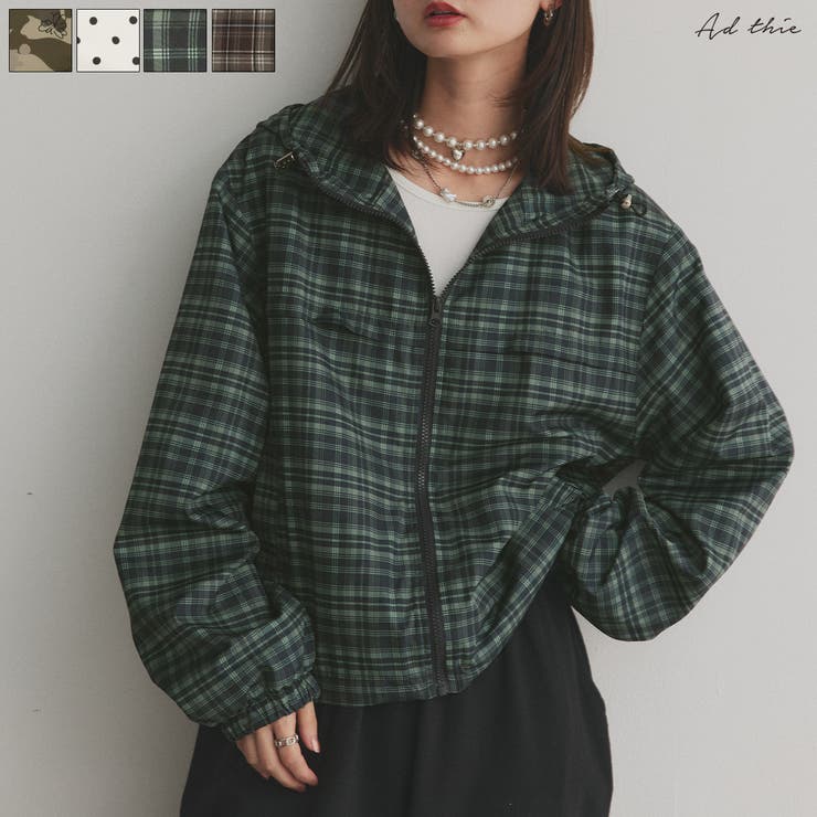 【2025AW新作】アソートパターン ジップマウンテンパーカー | ad thie | 詳細画像1 