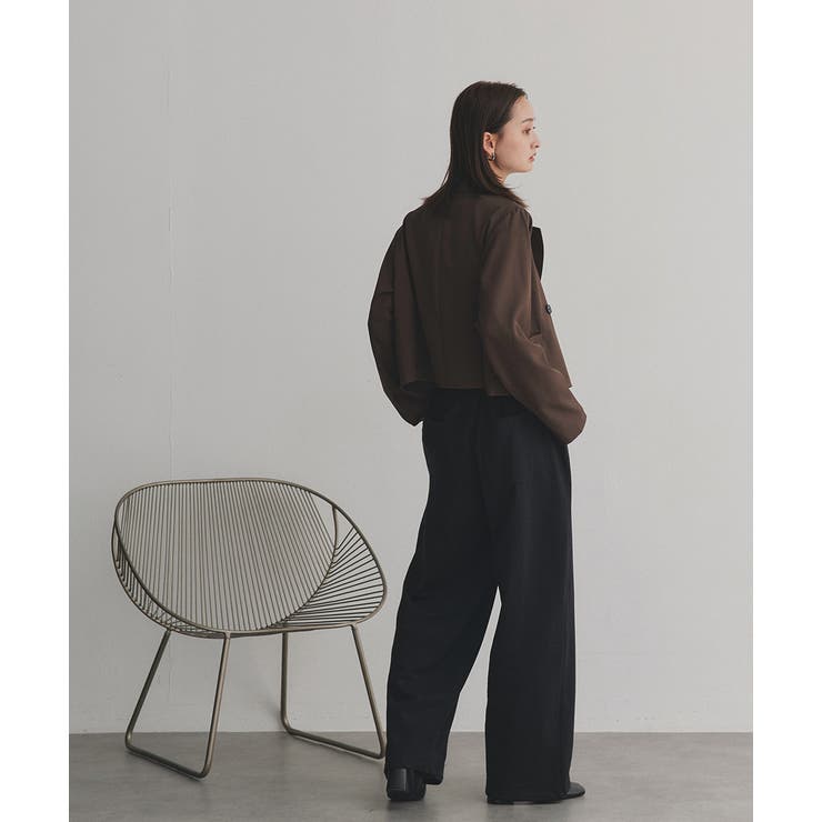 【2025AW新作】ショート丈テーラードダブルジャケット | ad thie | 詳細画像14 