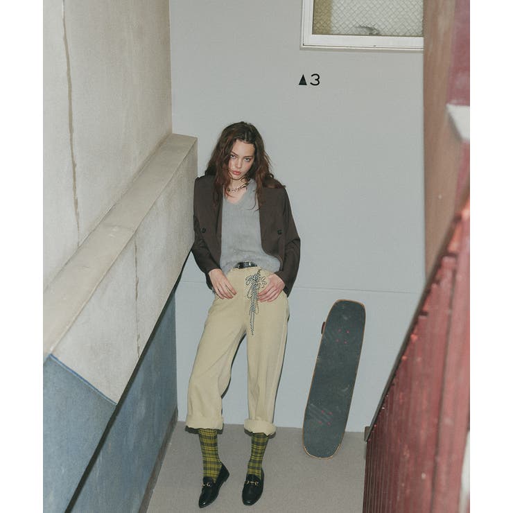 【2025AW新作】ショート丈テーラードダブルジャケット | ad thie | 詳細画像2 