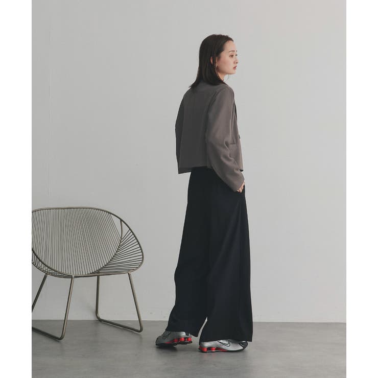 【2025AW新作】ショート丈テーラードダブルジャケット | ad thie | 詳細画像42 