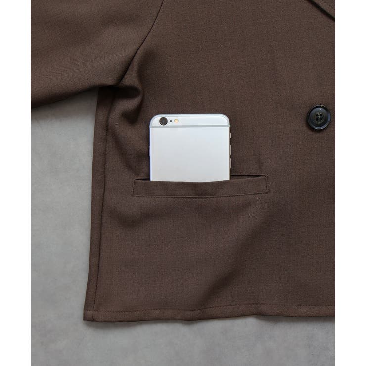 【2025AW新作】ショート丈テーラードダブルジャケット | ad thie | 詳細画像51 