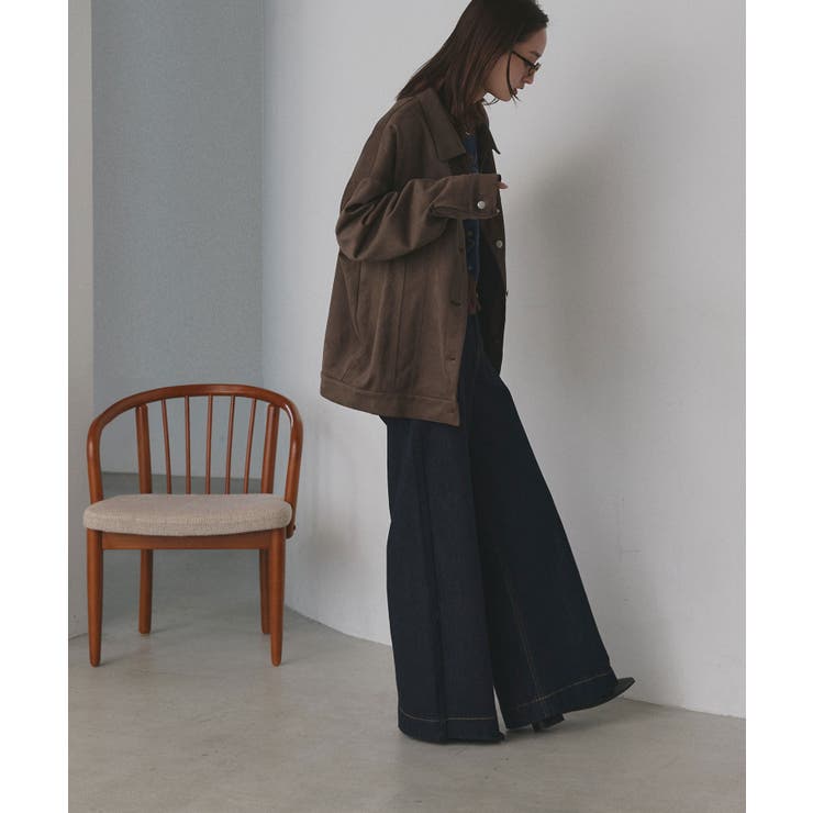 オーバーシルエット スエードジャケット | ad thie | 詳細画像40 