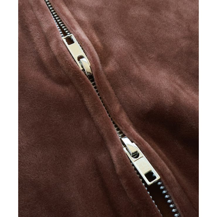 サイドラインジップベロアパーカー | ad thie | 詳細画像31 