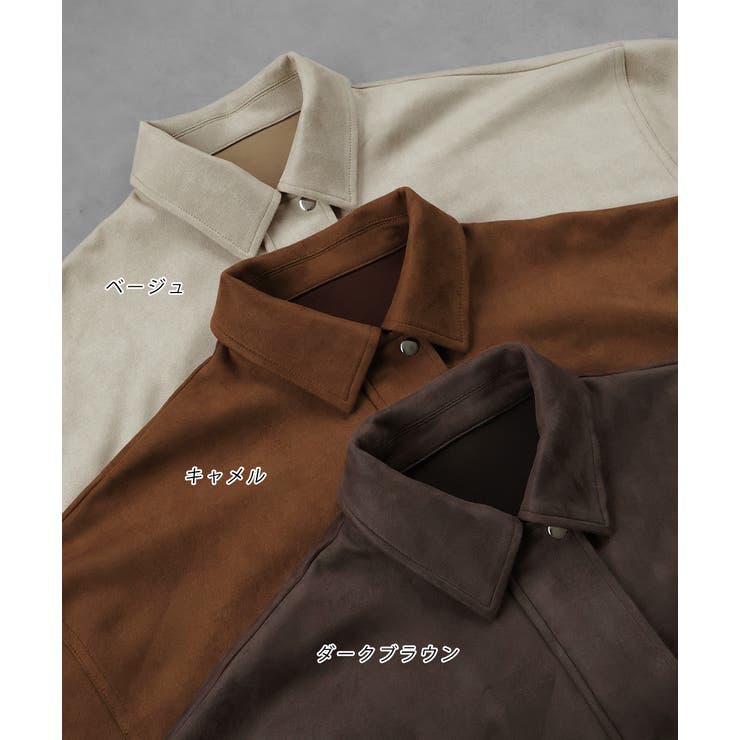 ルーズスエードクロップドブルゾン | ad thie | 詳細画像46 