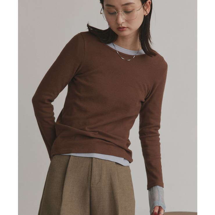 【2025AW新作】アソート 起毛リブトップス	 | ad thie | 詳細画像20 