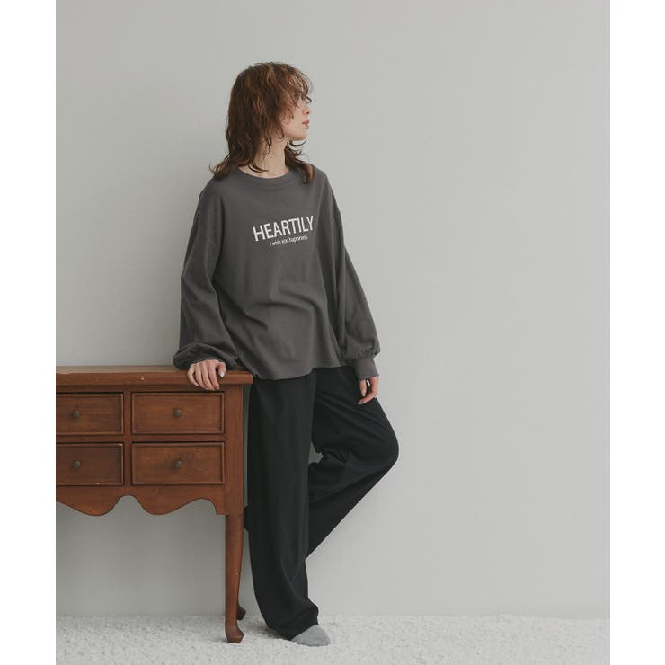 起毛スムースルームウェアセットアップ | ad thie | 詳細画像10 