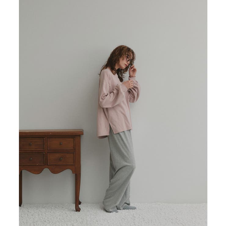 起毛スムースルームウェアセットアップ | ad thie | 詳細画像18 