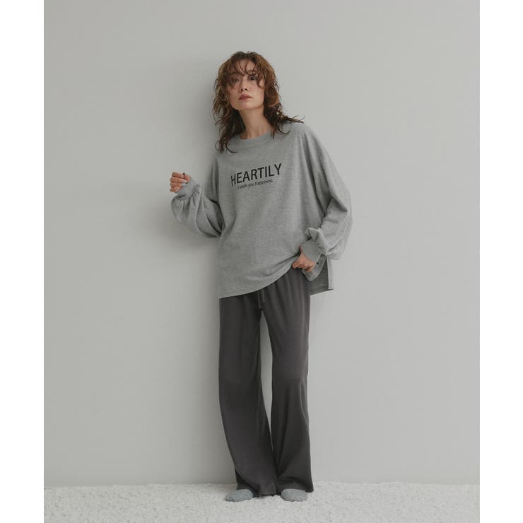 起毛スムースルームウェアセットアップ | ad thie | 詳細画像2 