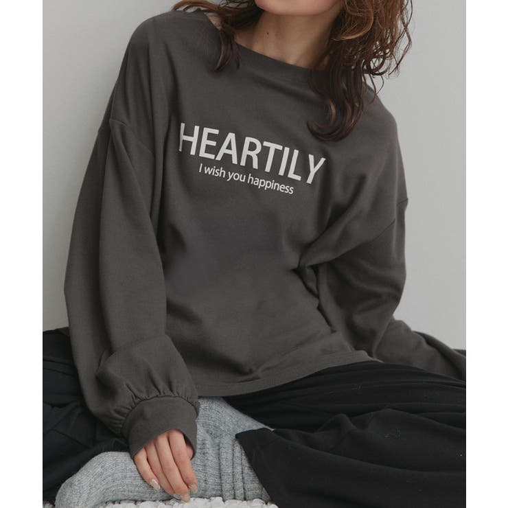 チャコール | 起毛スムースルームウェアセットアップ | ad thie