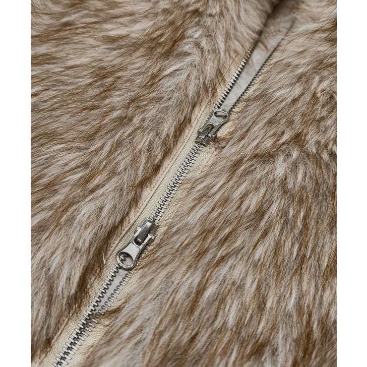 【2025AW新作】ショート丈スタンドカラーフェイクファージャケット | ad thie | 詳細画像27 