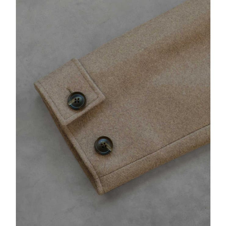 【2025AW新作】ファーカラーフェイクウールジャケット | ad thie | 詳細画像35 