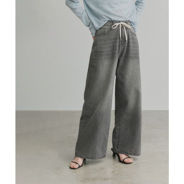 【2026SS新作】ヴィンテージワイドデニムパンツ | ad thie | 詳細画像10 