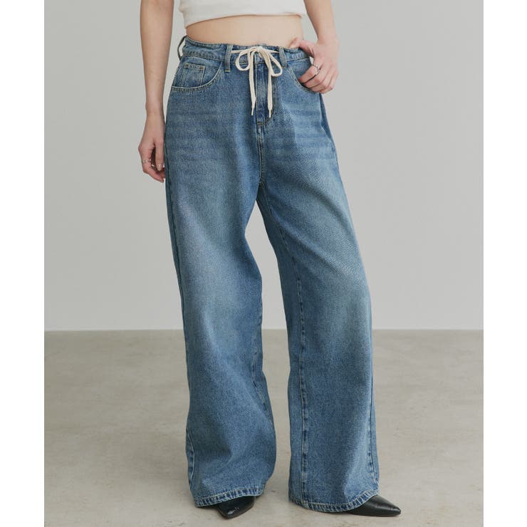 【2026SS新作】ヴィンテージワイドデニムパンツ | ad thie | 詳細画像23 