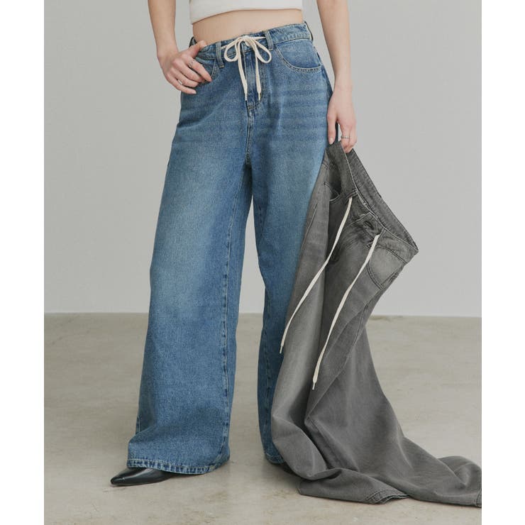 【2026SS新作】ヴィンテージワイドデニムパンツ | ad thie | 詳細画像24 