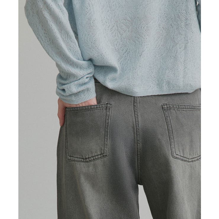 【2026SS新作】ヴィンテージワイドデニムパンツ | ad thie | 詳細画像9 