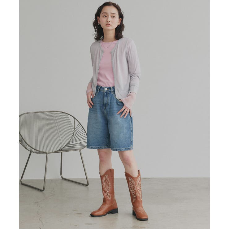 【2026SS新作】ヴィンテージハーフデニムパンツ | ad thie | 詳細画像10 