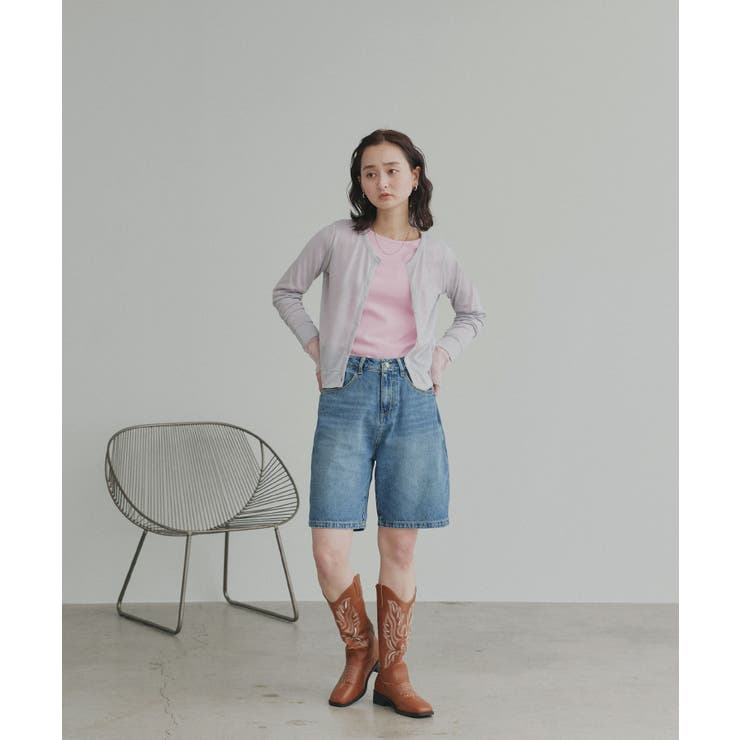 【2026SS新作】ヴィンテージハーフデニムパンツ | ad thie | 詳細画像12 