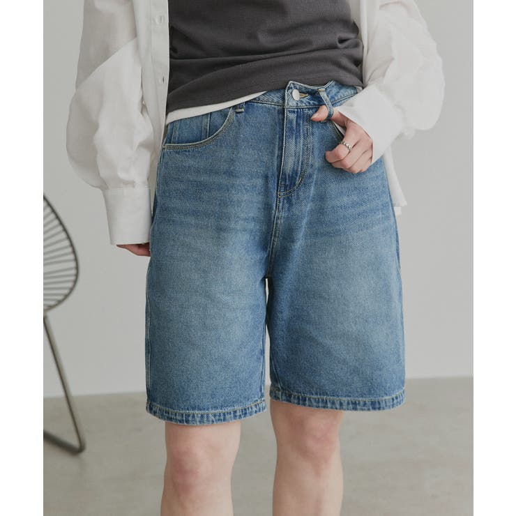 【2026SS新作】ヴィンテージハーフデニムパンツ | ad thie | 詳細画像20 