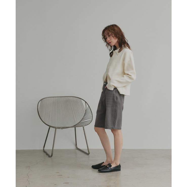 【2026SS新作】ヴィンテージハーフデニムパンツ | ad thie | 詳細画像21 