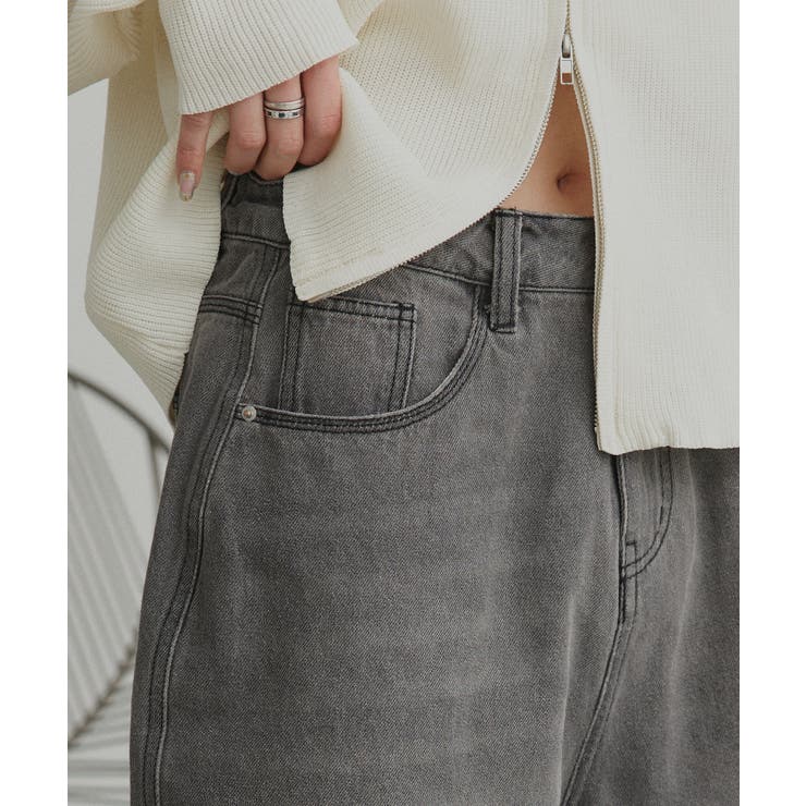 【2026SS新作】ヴィンテージハーフデニムパンツ | ad thie | 詳細画像25 